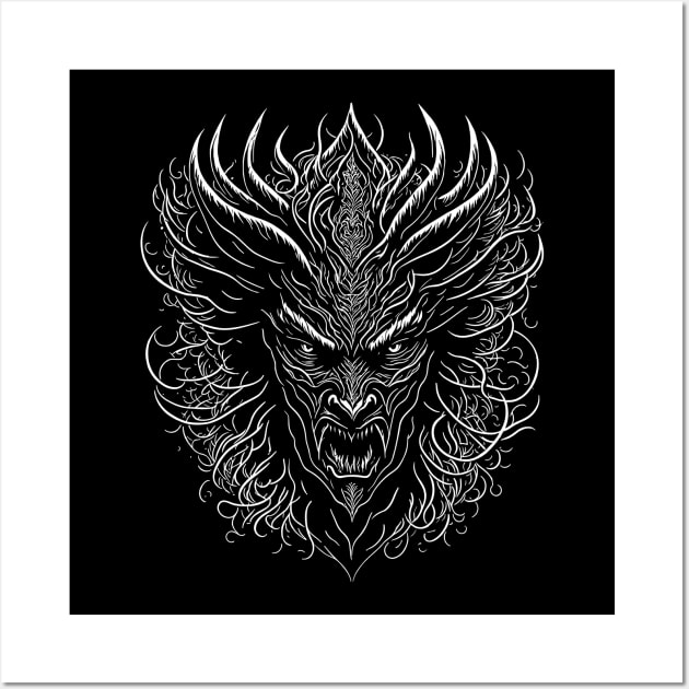 Demon head Wall Art by Maxsomma